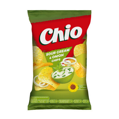 60гр. Чио чипс /ЛУК И СМЕТАНА/12бр.